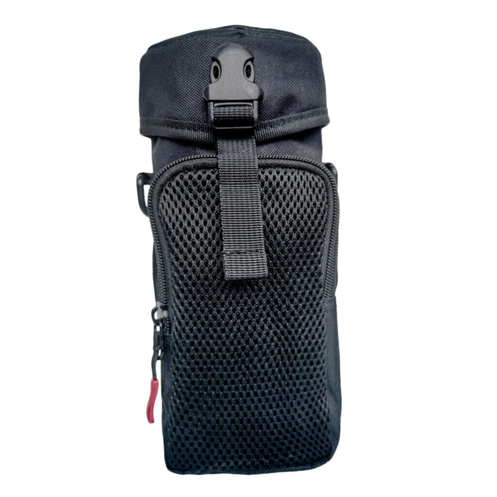 Molle Water Bottle Bag Camping Pouch Holder Drawstring Protector Sleeve