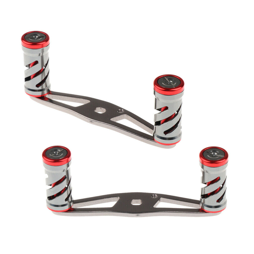 2 Pieces Reel Handle Reel Reel Tackle Durable Left Right Hands Fish Accessories