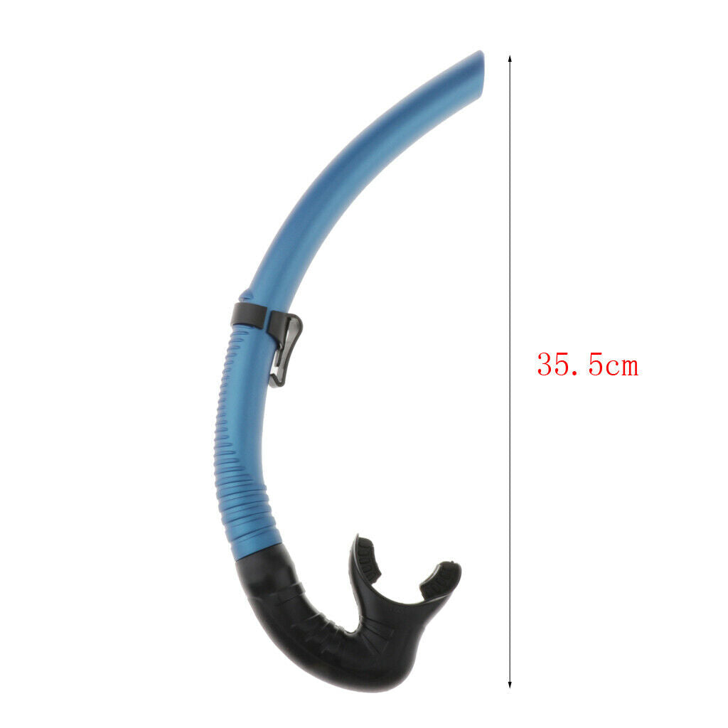 Premium Swimming Snorkel Lap Swim Mouthpiece Breathing Tube Nose Plug Gear