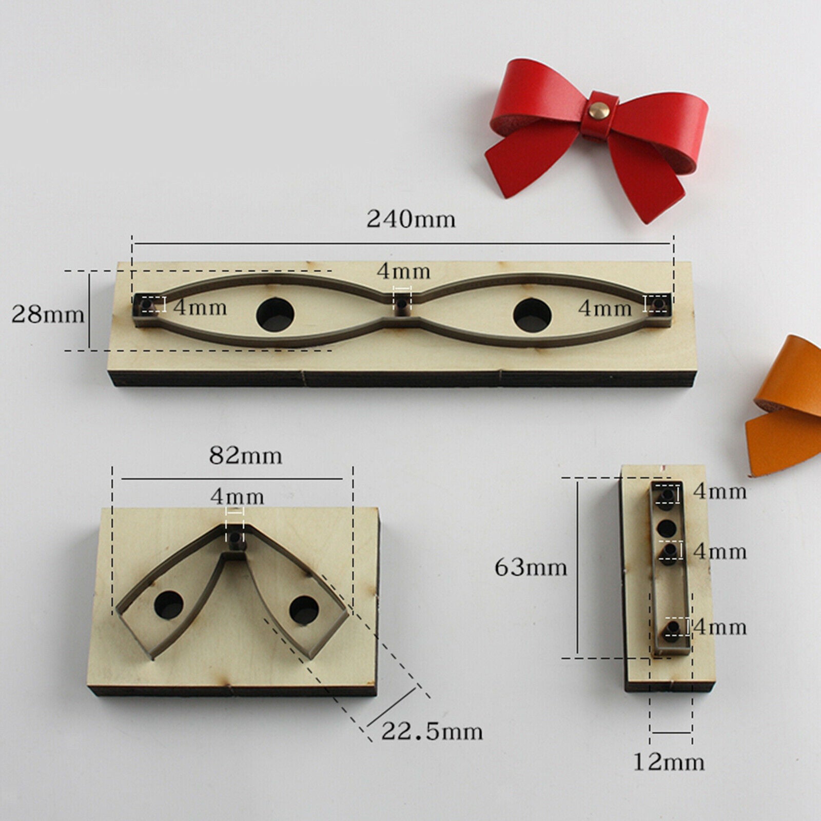 Steel Cutting Dies Leather Cutting Wood Shape Template DIY Tool