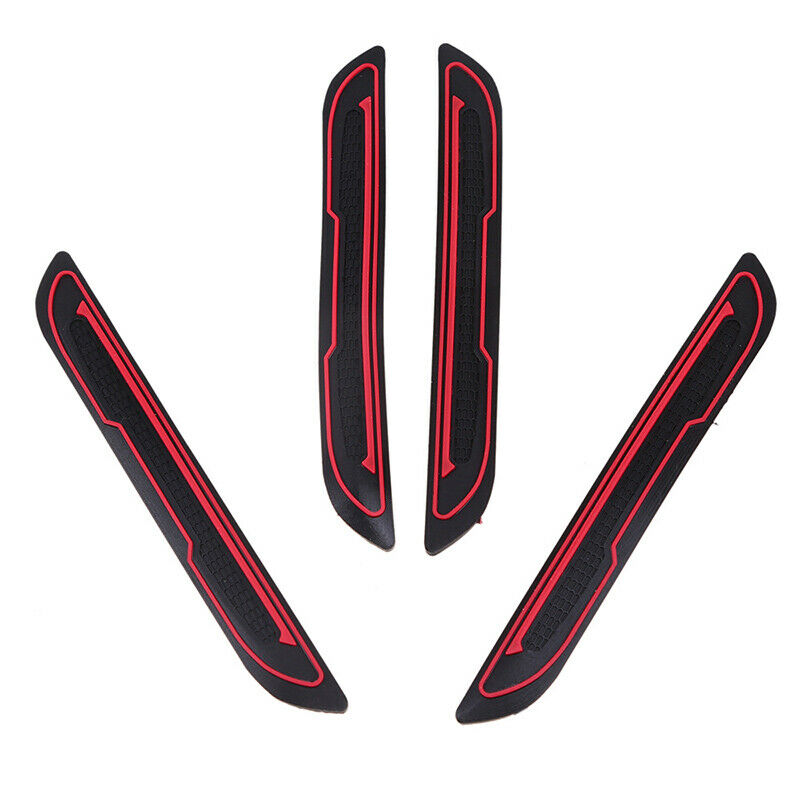 4x CAR Accessories Door Edge Guard Trim Scratch Protectors Anti-collision Rubber