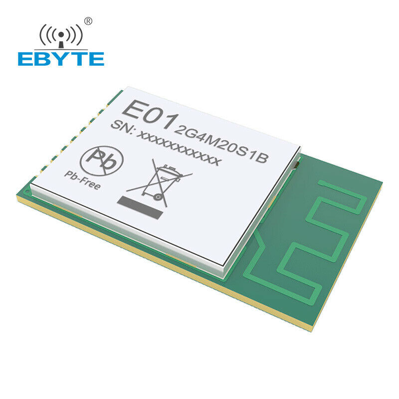2.4GHz SMD Wireless IoT Transceiver Module 20dBm PCB Antenna nRF24L01 PA LNA