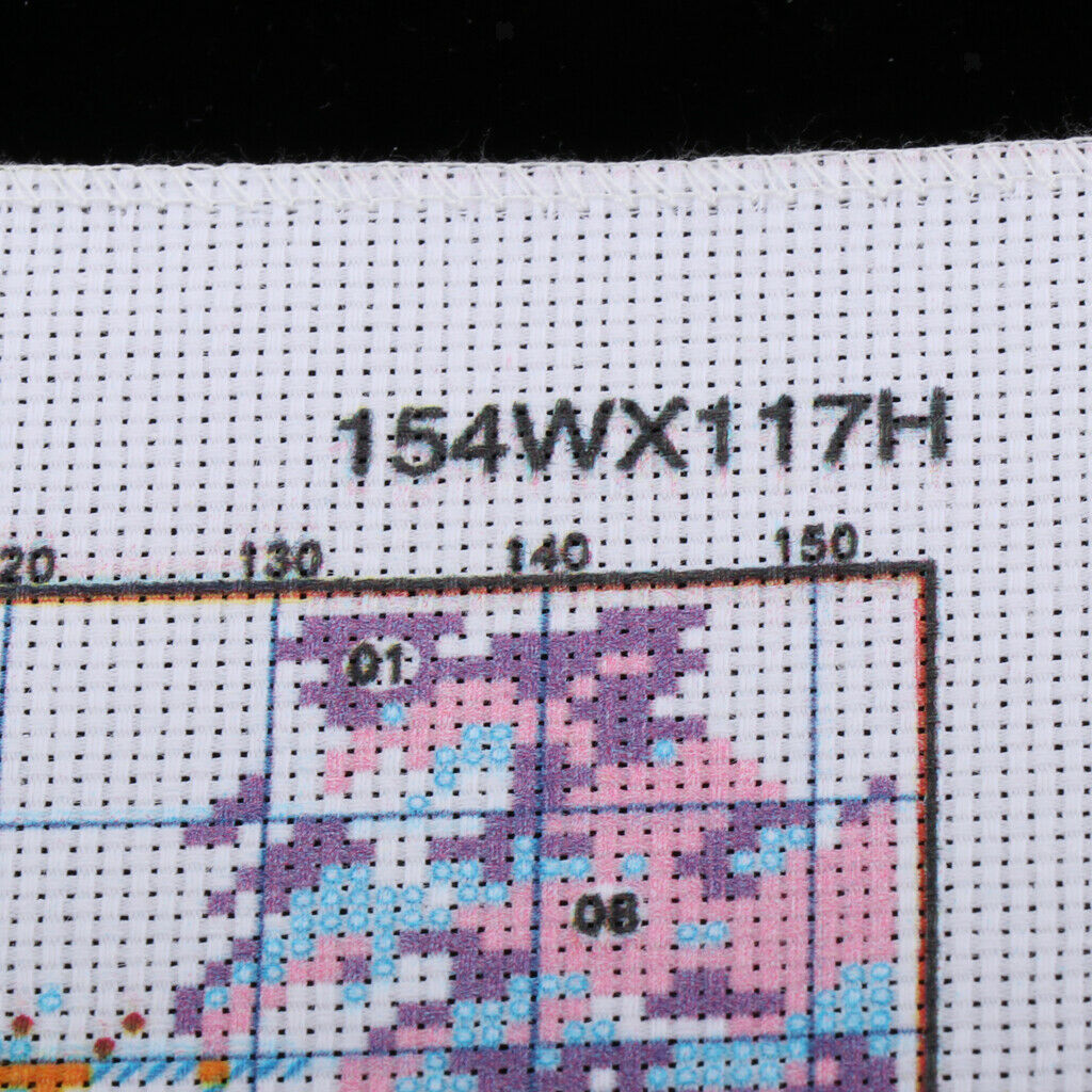 Garden 11CT Cross Stitch Stamped Kits Quilt Pre-Printed Cross-Stitching Patterns