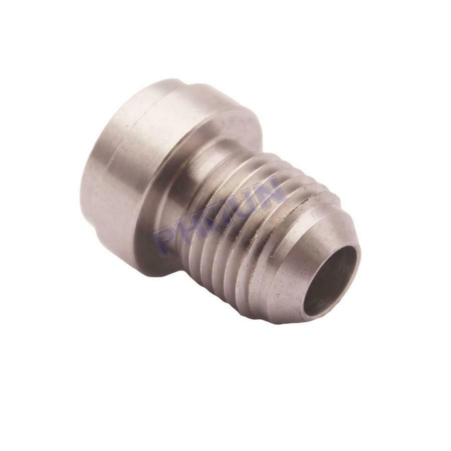 4 Pcs 6AN AN6 Male Stainless Steel Weld On / Weld In Fitting Bung Universal