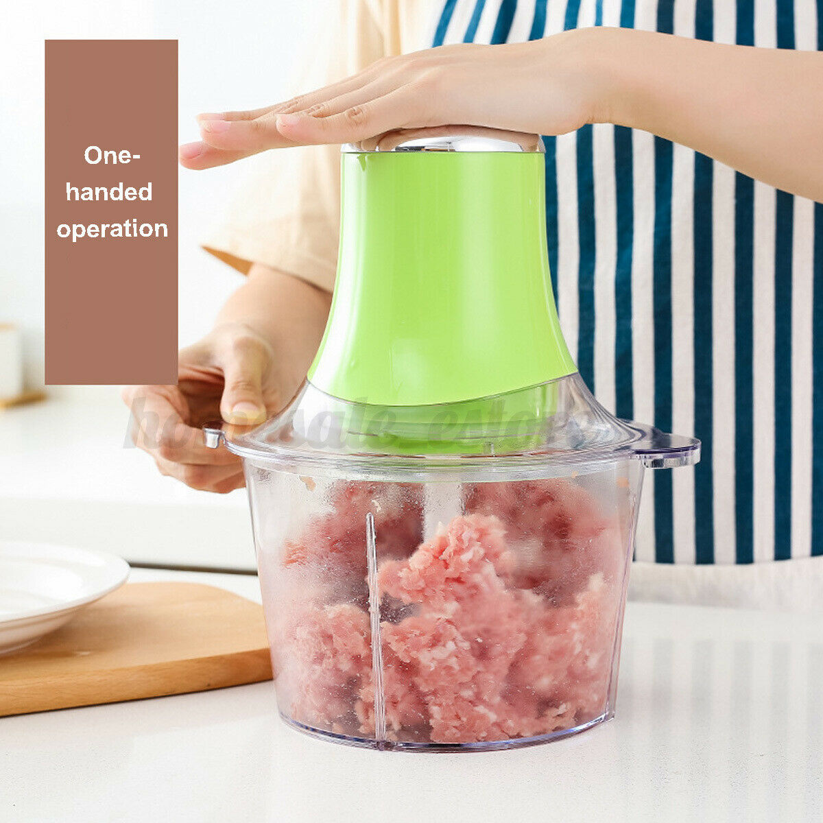 Electric Meat Grinder Mincer Sausage Stuffer Filler Stainless Chopper Machine