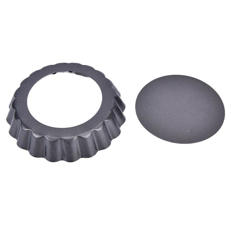 Mini Pie Muffin Pan Non-Stick Pan Mold Pie Removable Loose Bottom Round BakeFCA