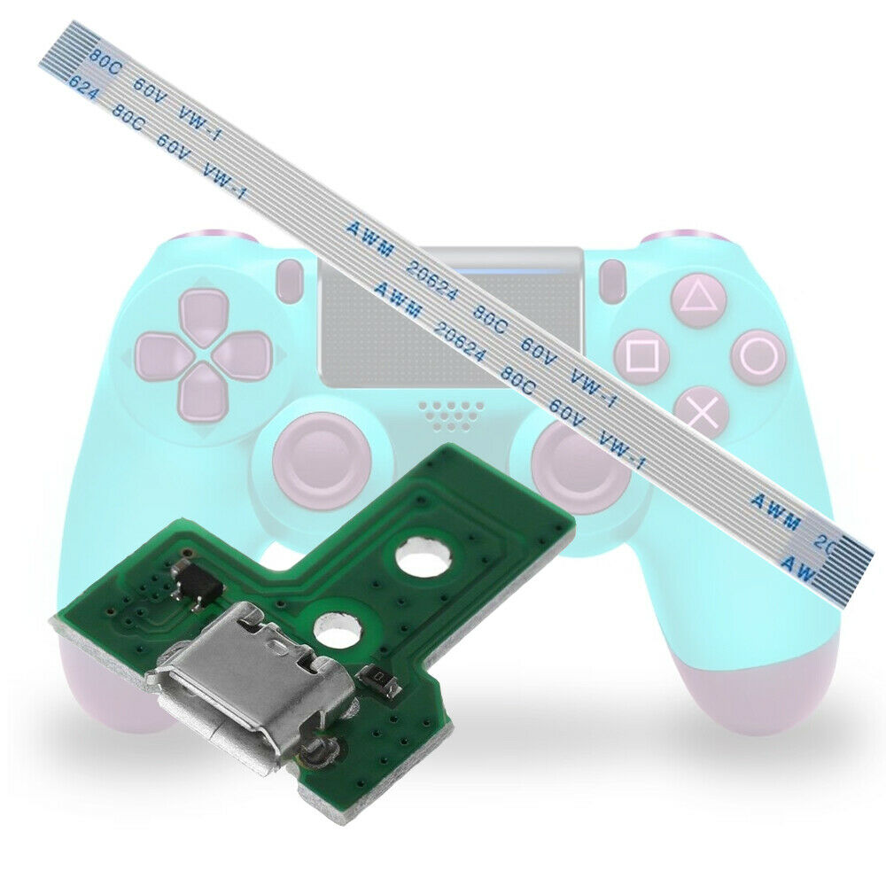 1Set USB Charging Port Board With 12 Pin Flex Cable For JDS-030 PS4 Controller z