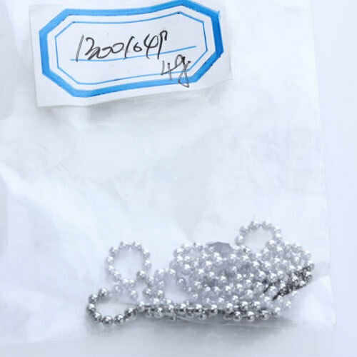Stainless Steel Metal Chain Necklace Ball Chain Bead Connector Long 20inch