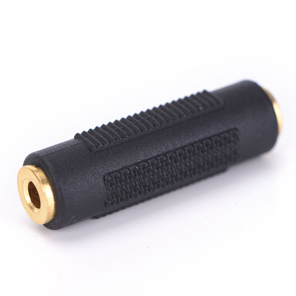 mini 3.5mm female to female F/F jack stereo audio adapter converter connector Qx