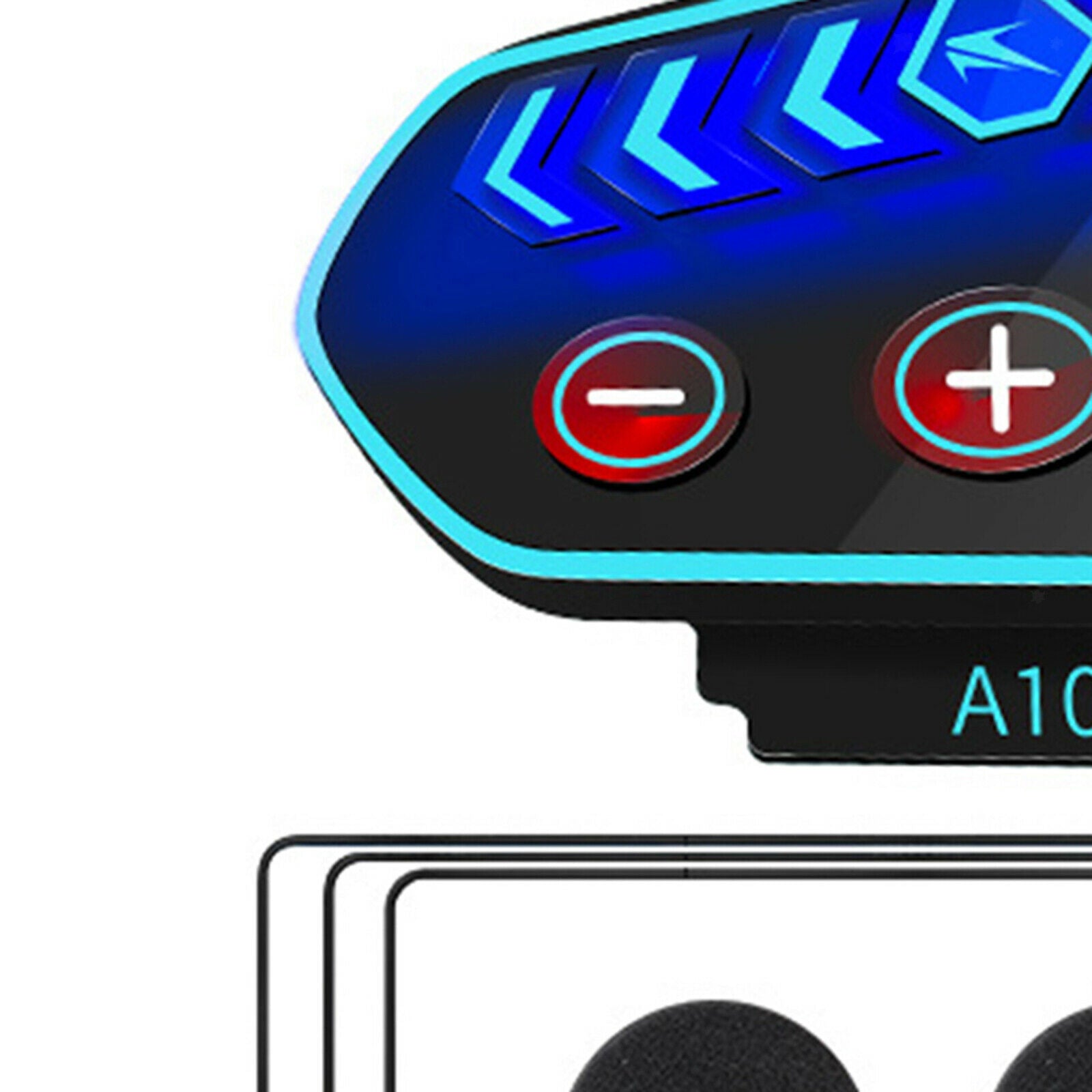 Rechargeable Motorcycle Helmet Headset Waterproof Bluetooth Headphone 2600mA