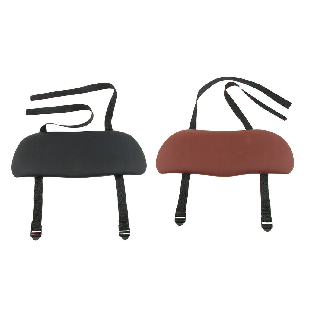 2x PU Leather Hanging Arm Rest Sling Board Armrest Shelf for Massage Table