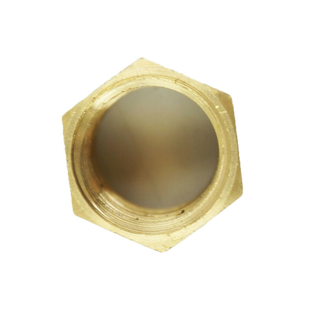 1/2 Inch Brass Barbed Double End Female Threaded Coupler Connector Adapter