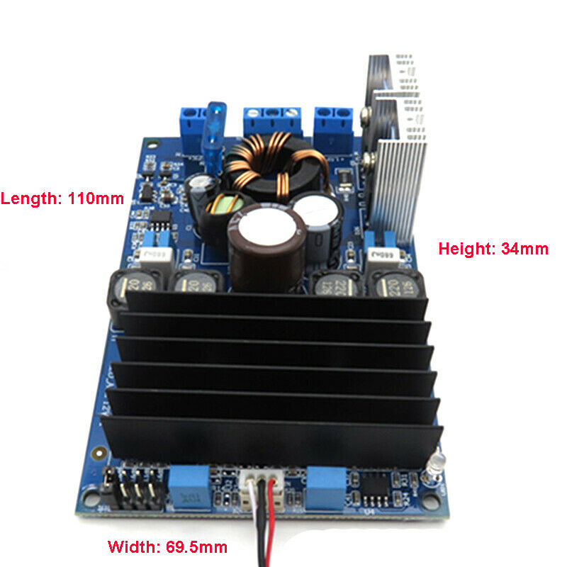 High Power Digital Power Amplifier Board 2x80W Battery Power Supply With Boost