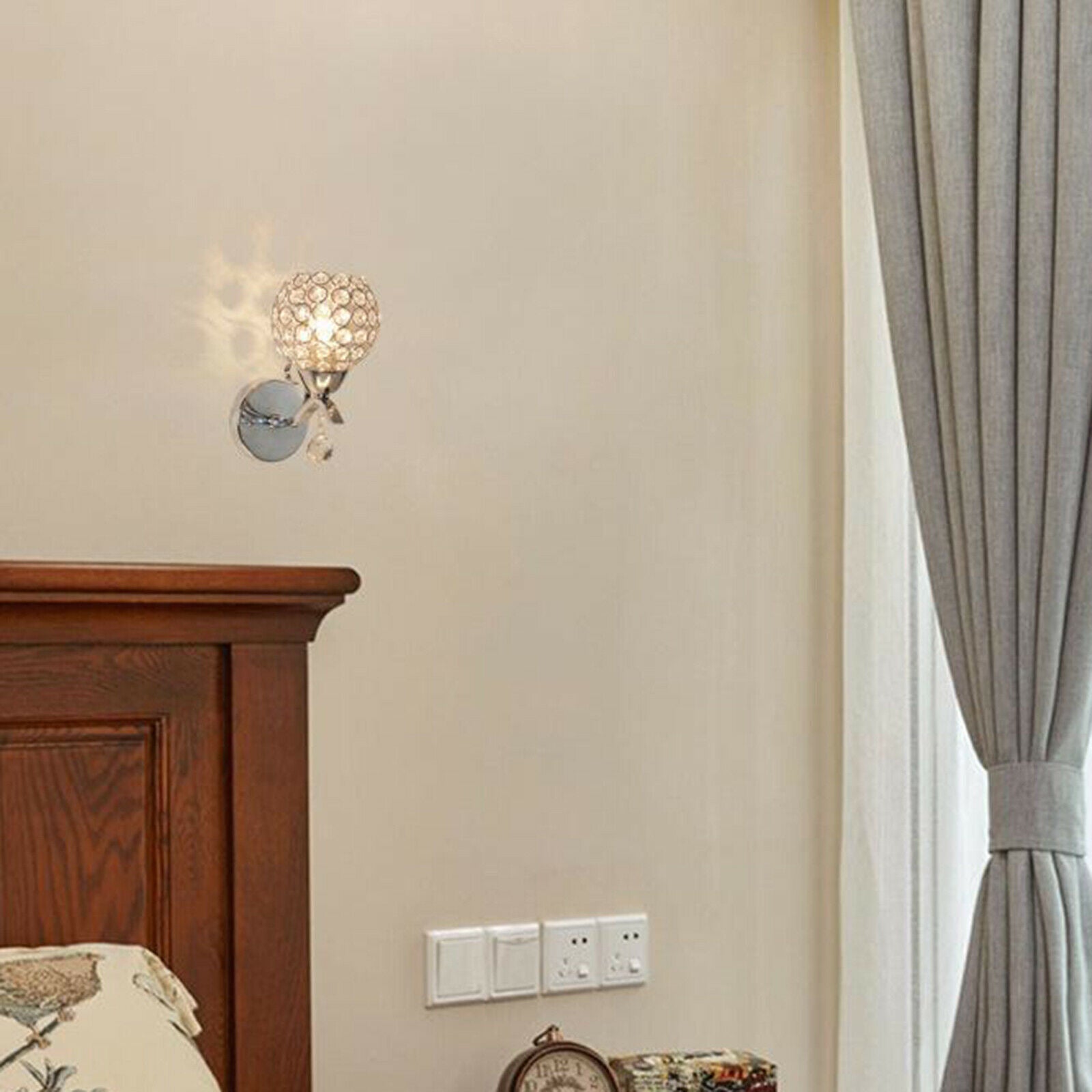 LED Wall Lamp Glass Lamp Shades Hallway Bedside Wall Sconces Home Decor