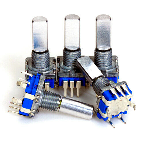 10pcs 12mm Shaft Push Button Rotary Encoder Switch with Keyswitch Position 20