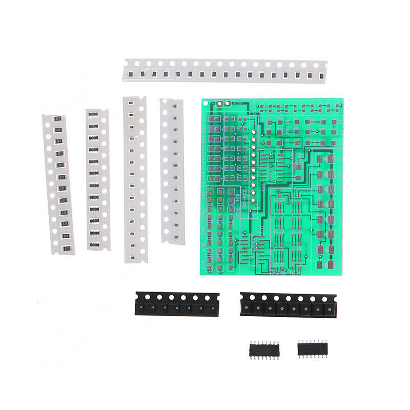 Electronic DIY Kit RGB LED Flashing Controller SMD Component Welding Pract WF