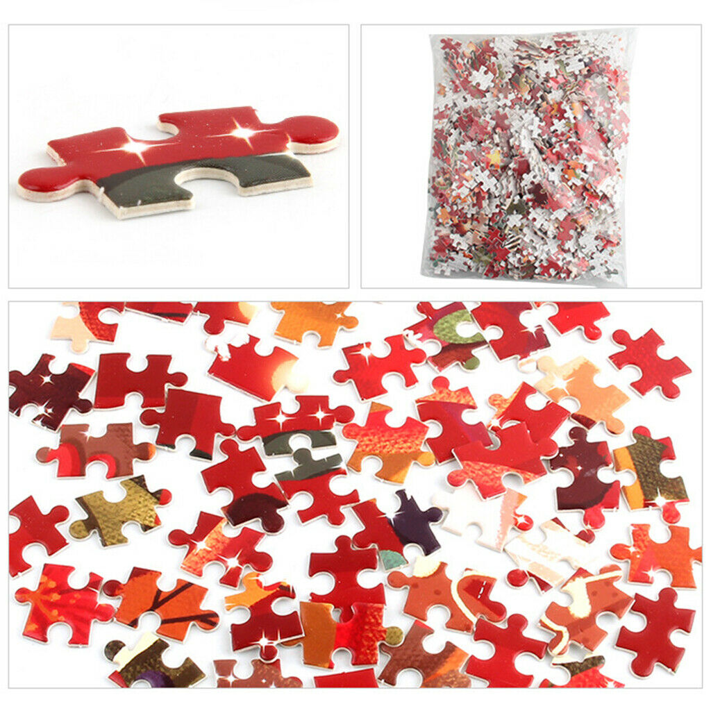 1000Pcs Christmas Puzzle Handmade Santa Claus Puzzle Merry