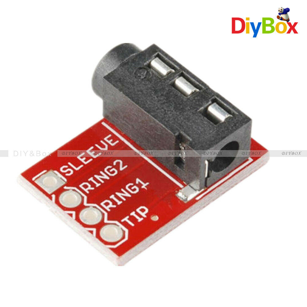 3.5mm Jack TRRS Breakout Headphone Video Audio MP3 Jack Professional