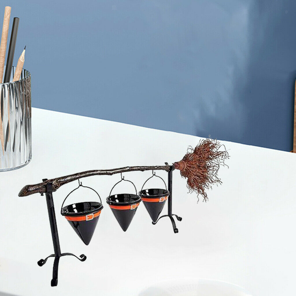 Snack Bowl for Candy Set Dinner Witch Hat Small Party Supplies Three cups
