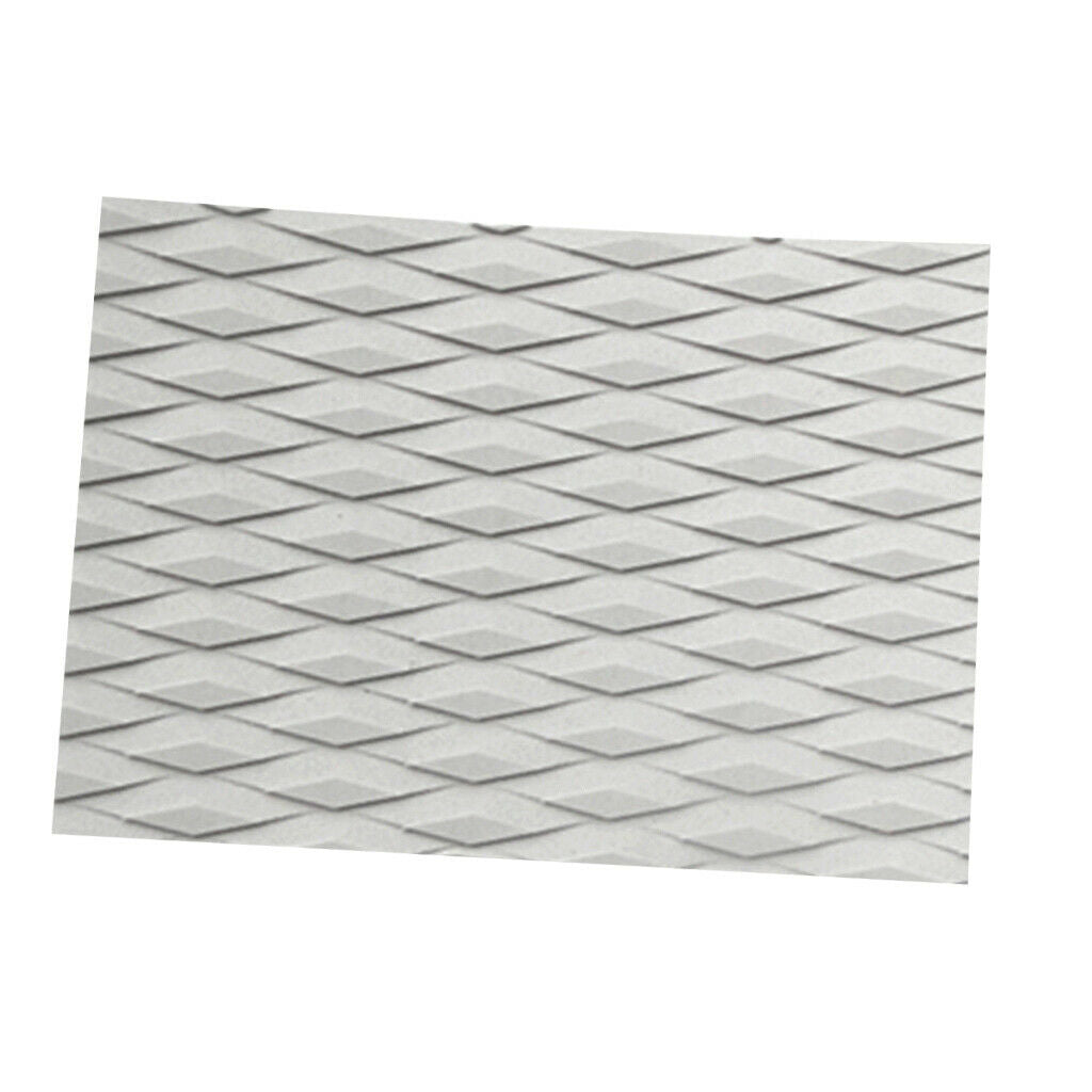 Durable Surfboard Traction Pad Full Deck Grip Kiteboard Tail Pad Grey