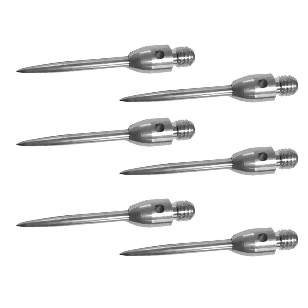 6 Packs 2BA Thread Darts Steel Tips Points Steel Tip Conversion Points