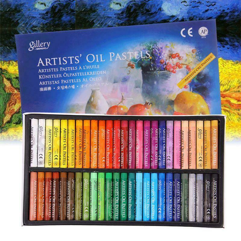 48 Color Oil Pastel for Artist Student Graffiti Soft Pastel Painting Drawing Pen