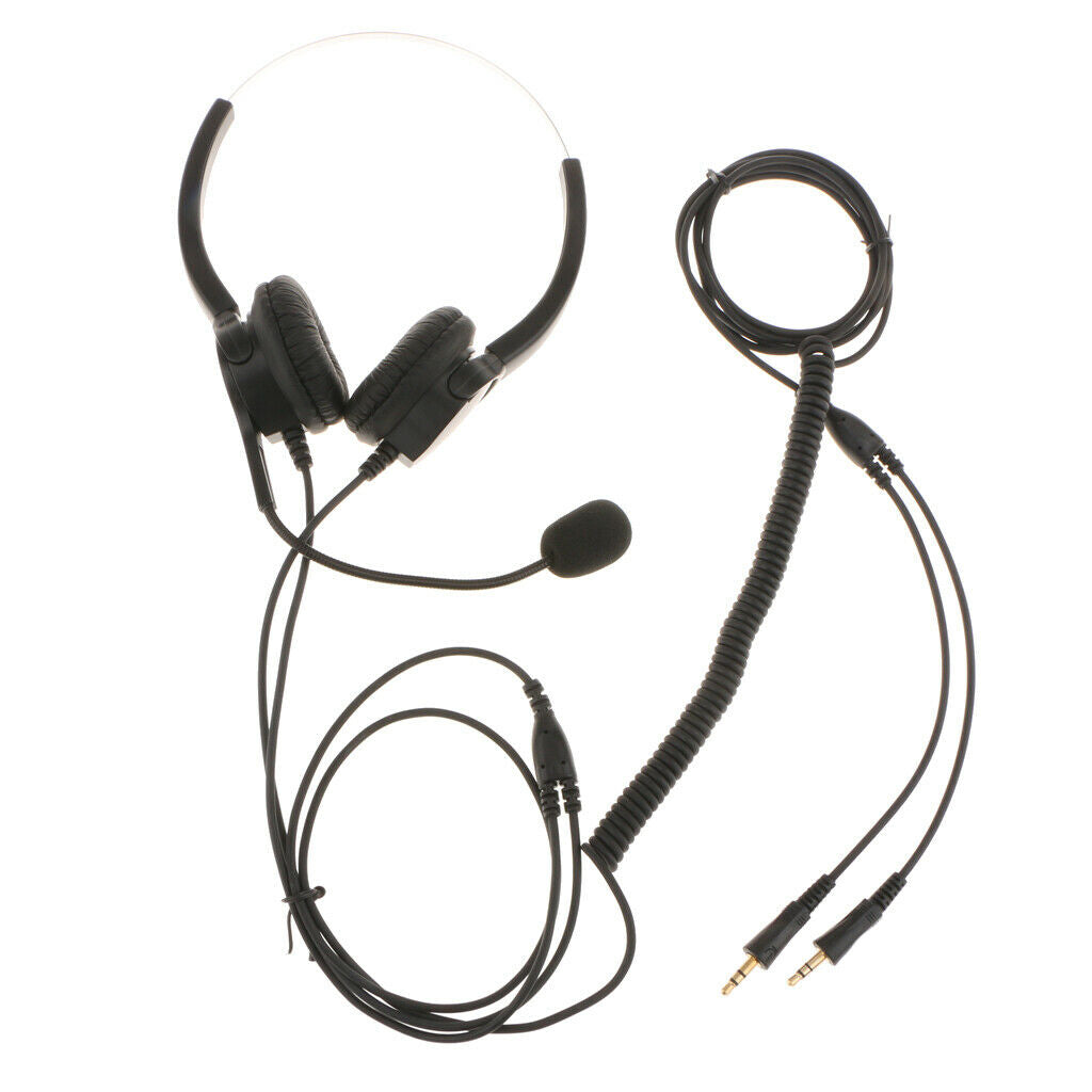 VH500D Office Call Centre Customer Service Headset with Mic 3.5mm Connector