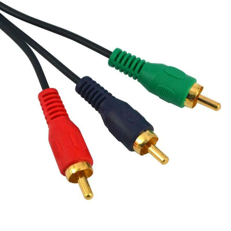 3.3ft HDMI-compatible to 3RCA Cable AV Composite M/M Connector for 1080P HDTV
