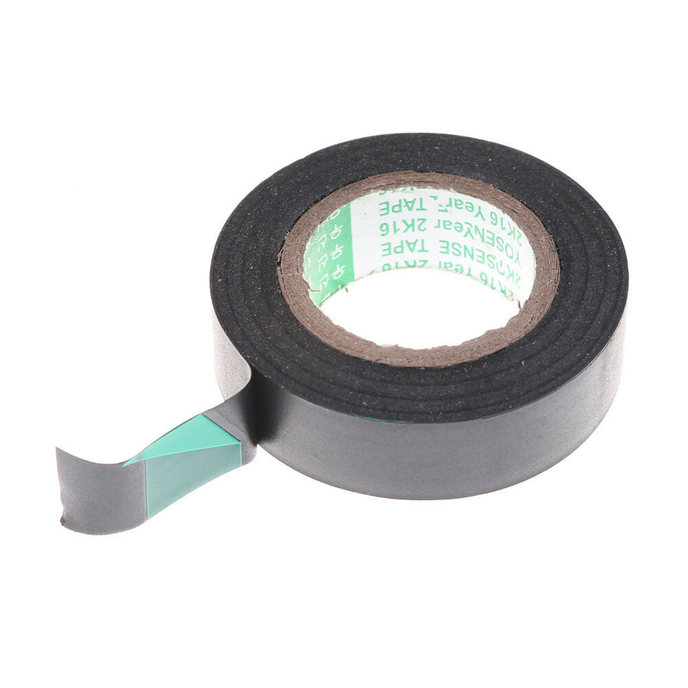 Black PVC Electrical Wire Heat Resistant Vinyl Insulating Tape Roll 16mm*20Y1