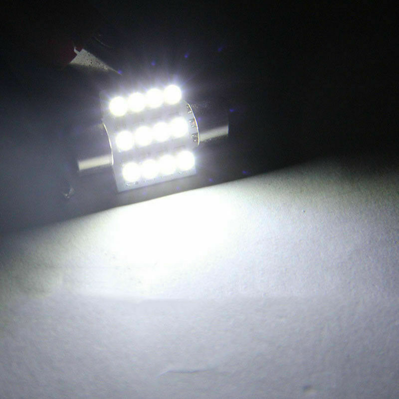 Xenon White 13 Pcs LED Light Interior Package T10 & 31mm Map Dome License Plate