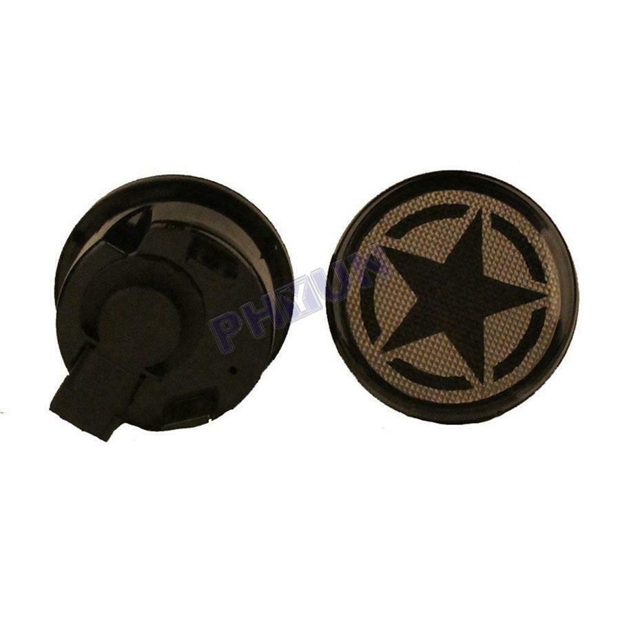 2x Smoke Five Star LED Turn Signal Lights Lamps For Jeep Wrangler JK 2007-2018