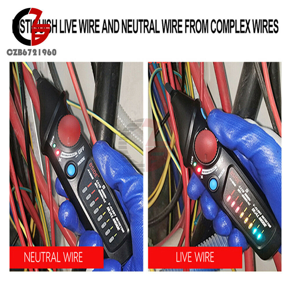 Non-Contact Voltage Detector Indicator AVD06 Pencil Live/phase wire NCV Tester