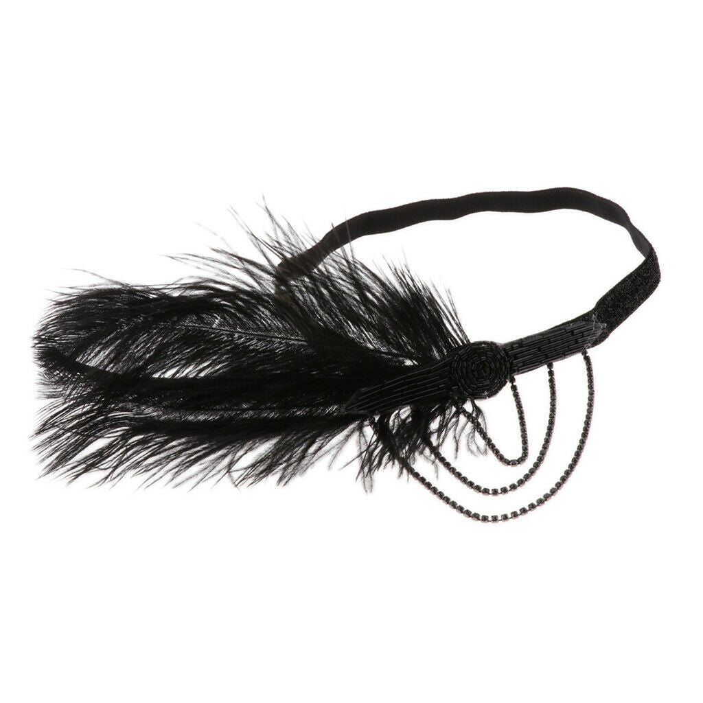 Handmade Beaded Headband Flapper  Headband 1920s Headpiece For Girls