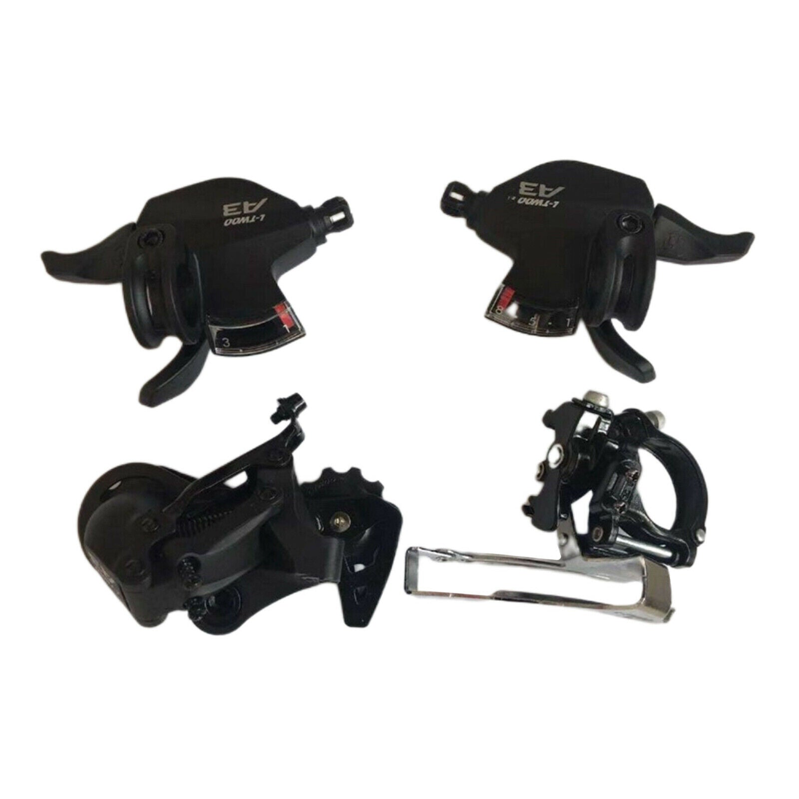 4pcs/set Front & Rear Derailleur Set A3 Right/Left Shift Lever Cycling