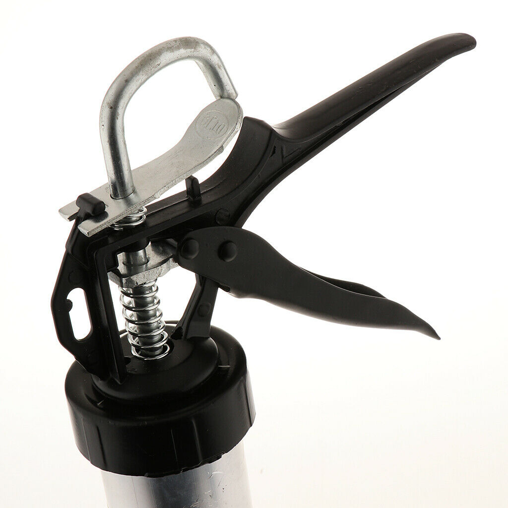 Sausage Gun, 12-inch Caulking Gun with Nozzle, Silicon Gun, Aluminum Caps