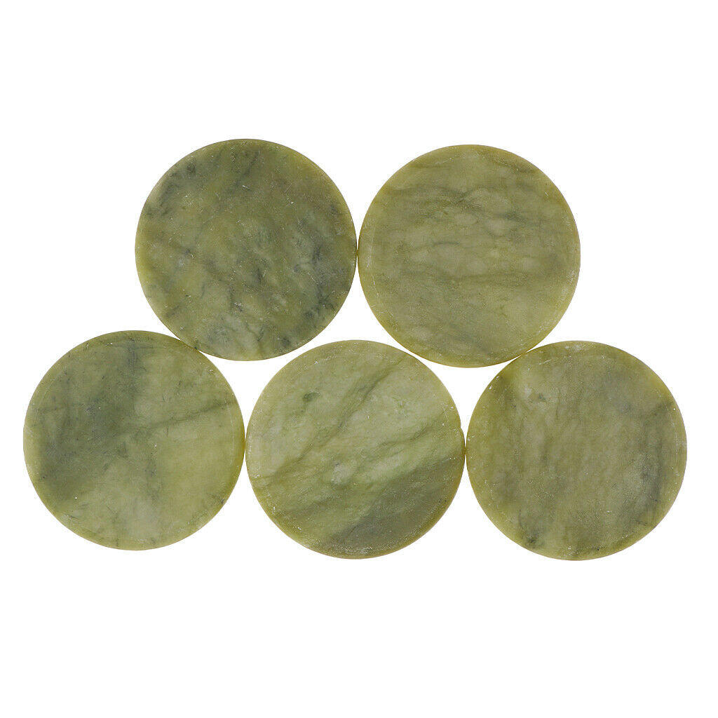 5 Pieces Jade Stone Glue Stand Pallet for Eyelash Extensions Applications