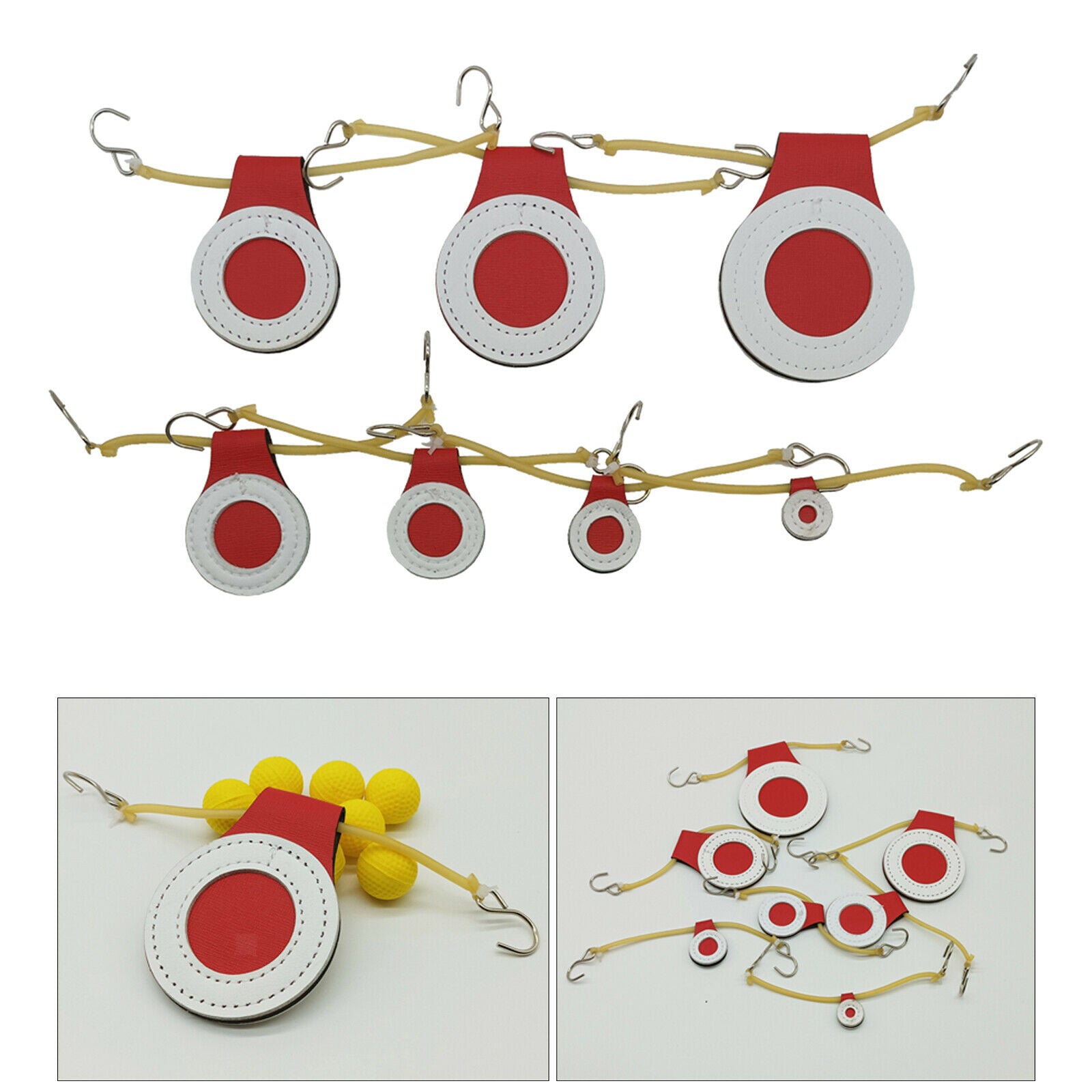 7pcs Shooting Spinner Target Swinging Blowgun Resetting Targets Markers