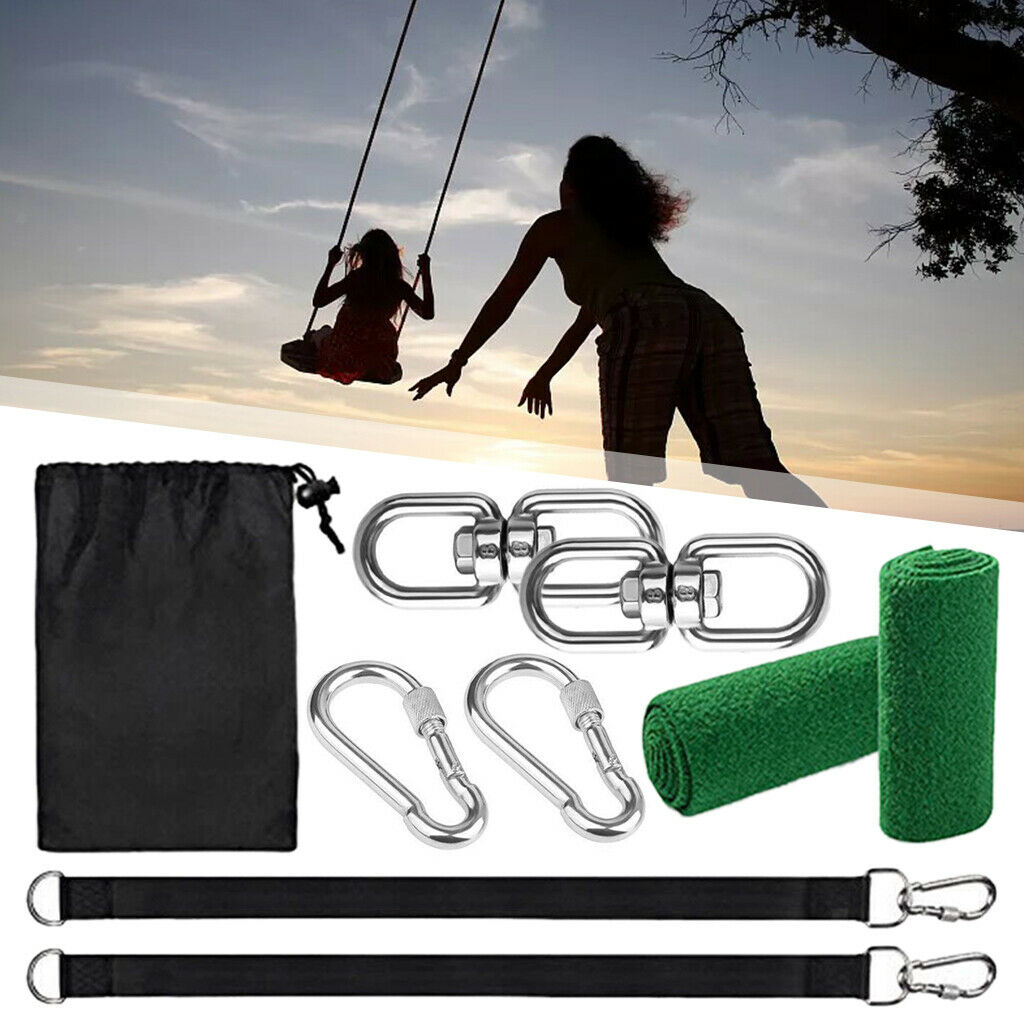 Adjustable Nylon Tree Swing Hanging Kit Easy Fast Installation Outdoor