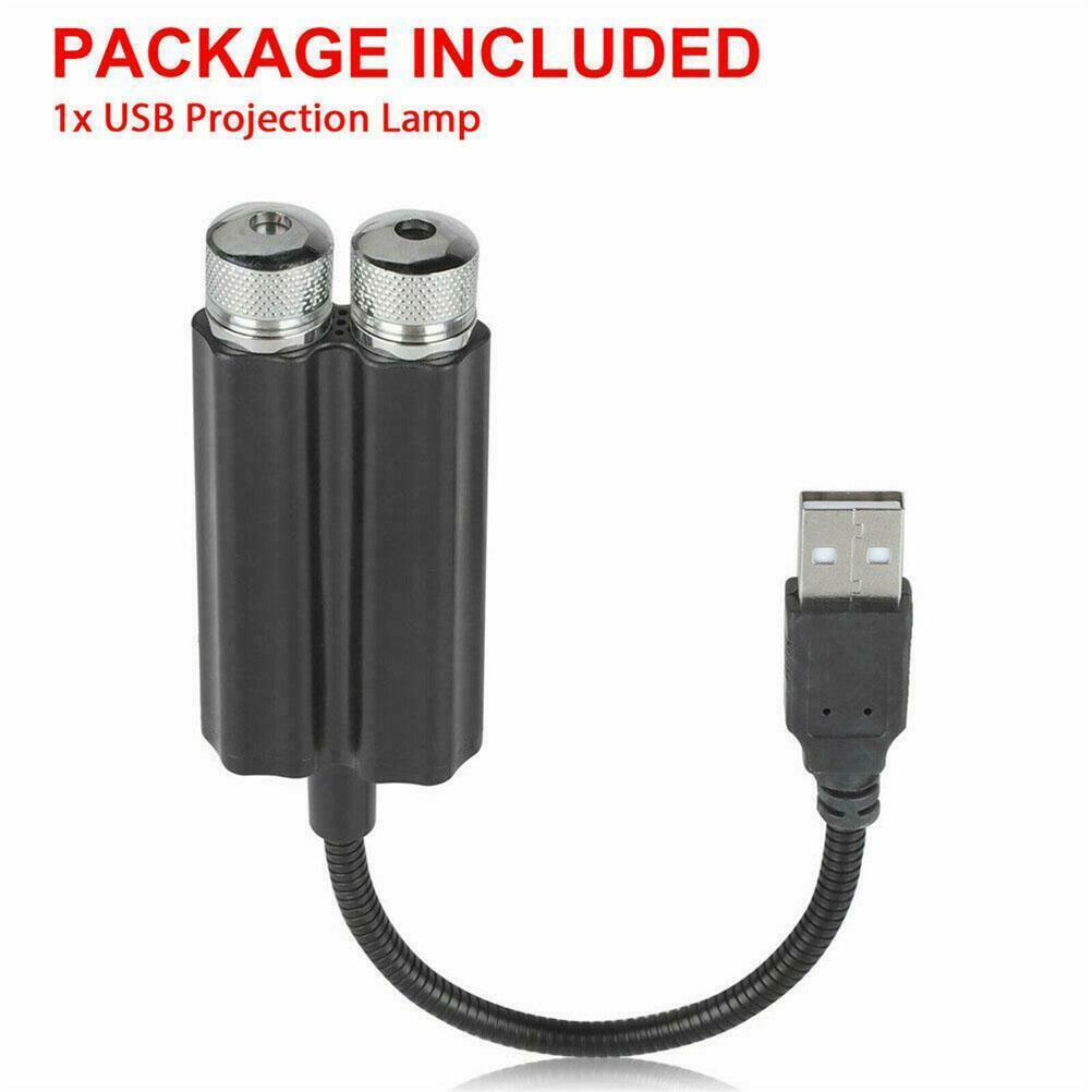 USB Star Night Light For Car Bedroom Roof Romantic Projector Atmosphere Lamp