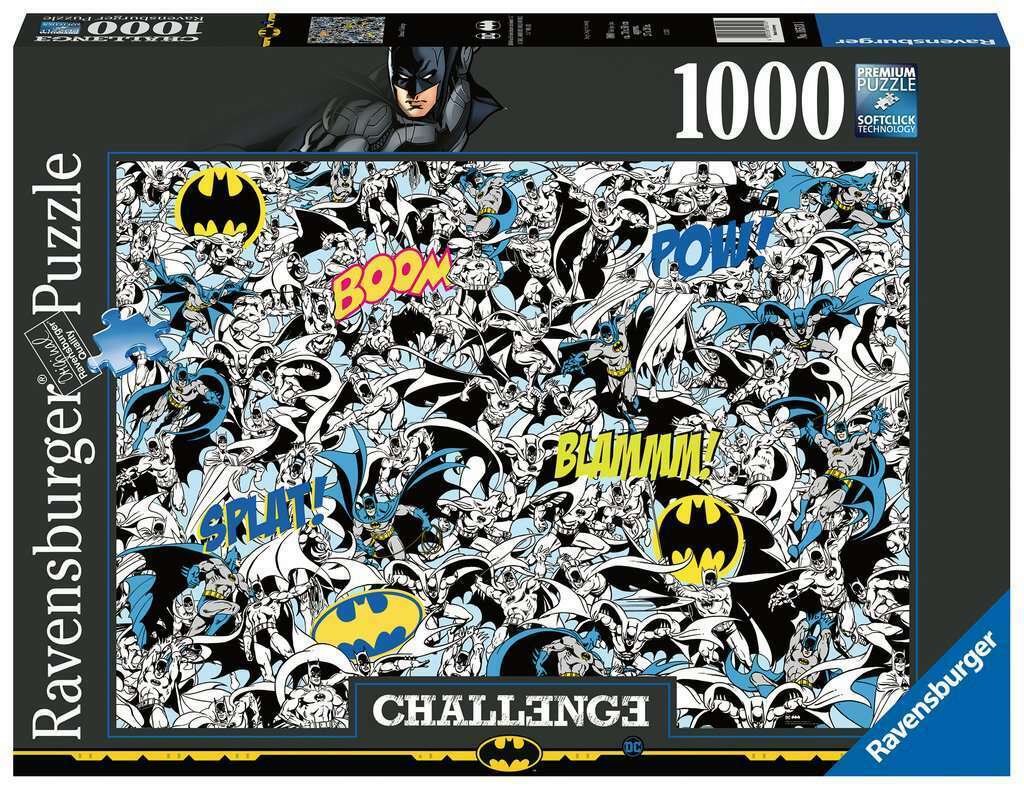 16513 Ravensburger Challenge - Batman Jigsaw Puzzle 1000pc Super Hero Age 12yrs+