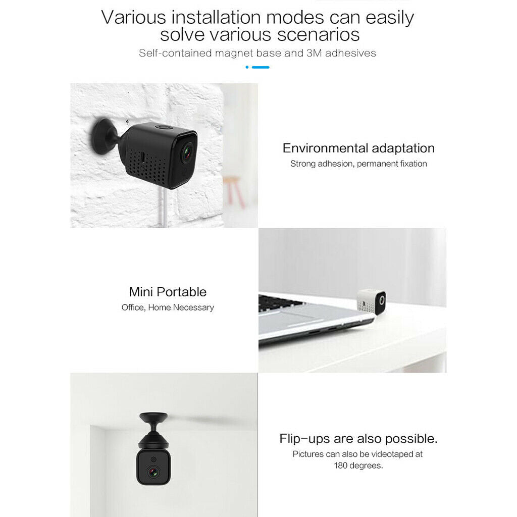 1Pcs A11 Wireless 1080p Motion Detection Home Security Surveillance Camera