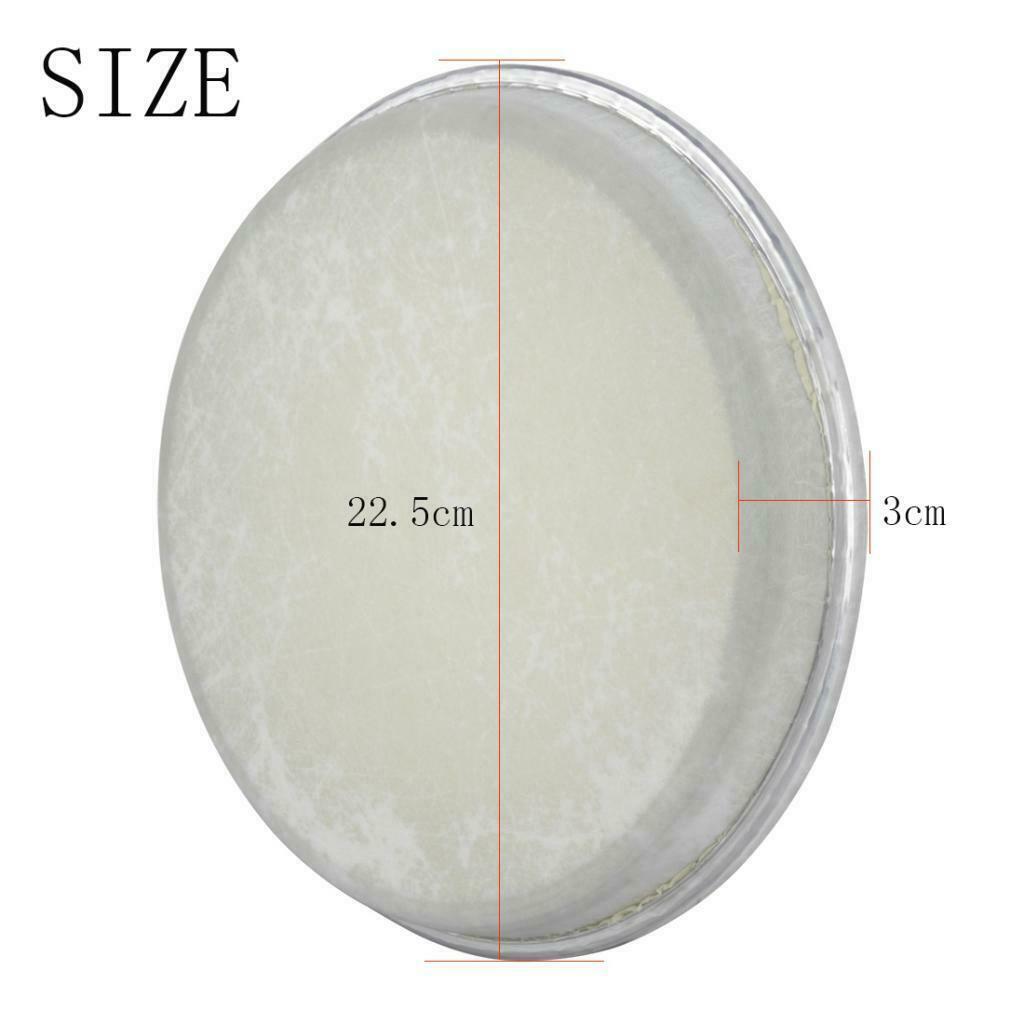 Beige 8 inch/10 inch Drum Head Drumhead for Djembe Heads Parts Accessories
