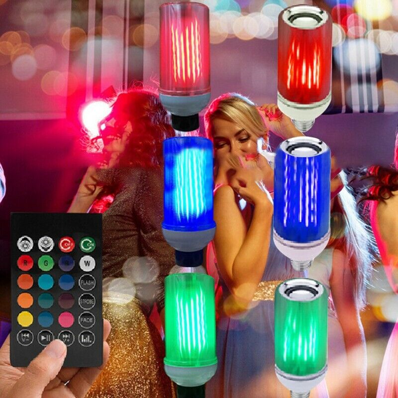 Bluetooth Audio LED Music Light Mobile APP Control Colorful Music Light Smart W8