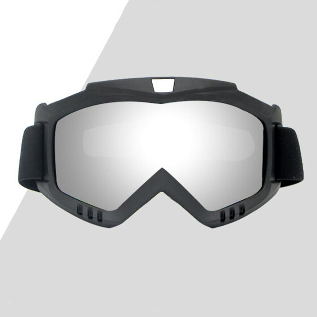 2PCS Black Motorcycle Goggles Protection Sunglasses Cycling Accessories