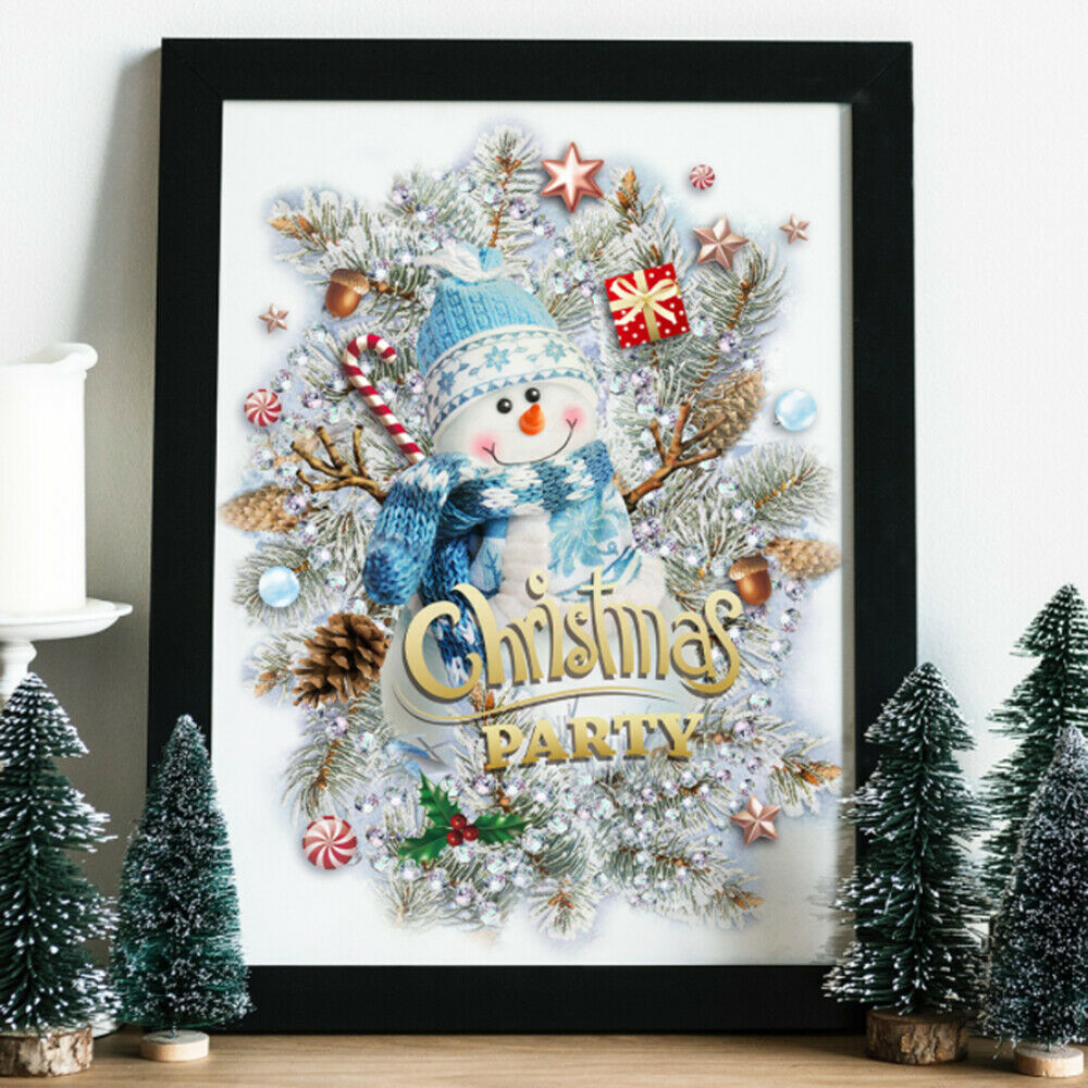 Christmas Tree Wall Stickers Santa Xmas Tree Snowman Snowflake Glass Stickers