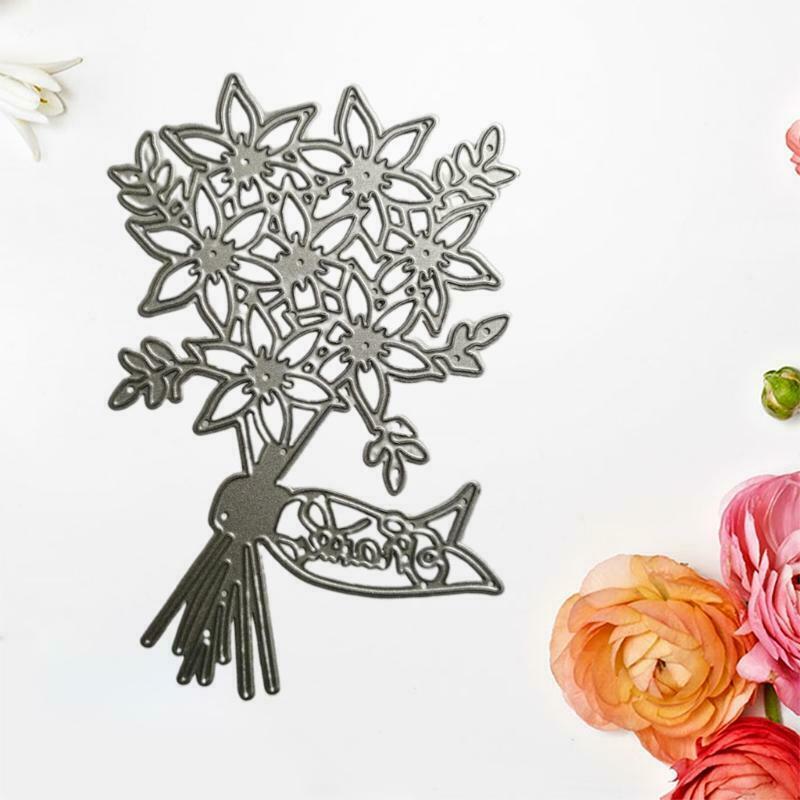 Flower Cutting Dies Stencil DIY Scrapbooking  Album Stamp Paper Card Embossing