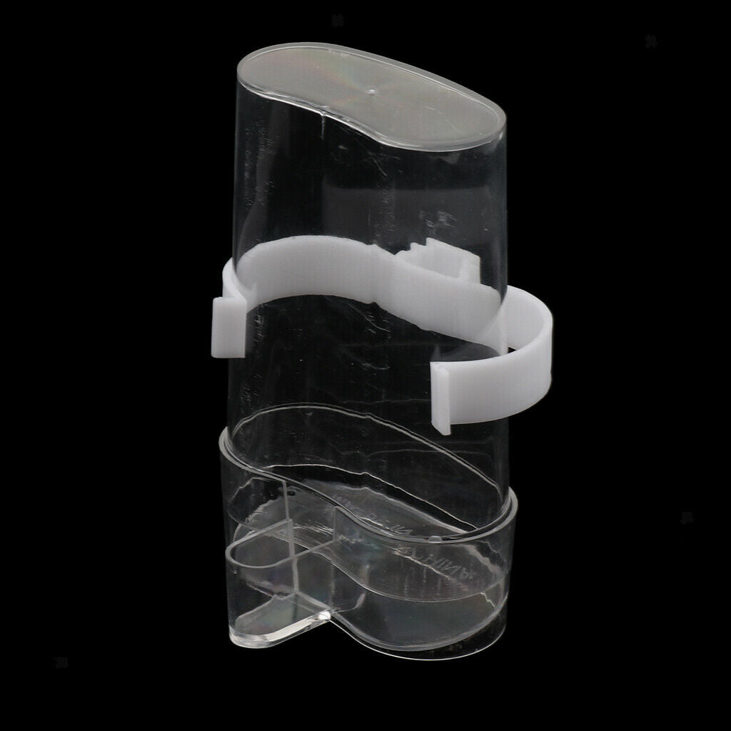 2 Pack Poultry Water Drinking Cups- Bird Plastic Automatic Drinker- For Parrot