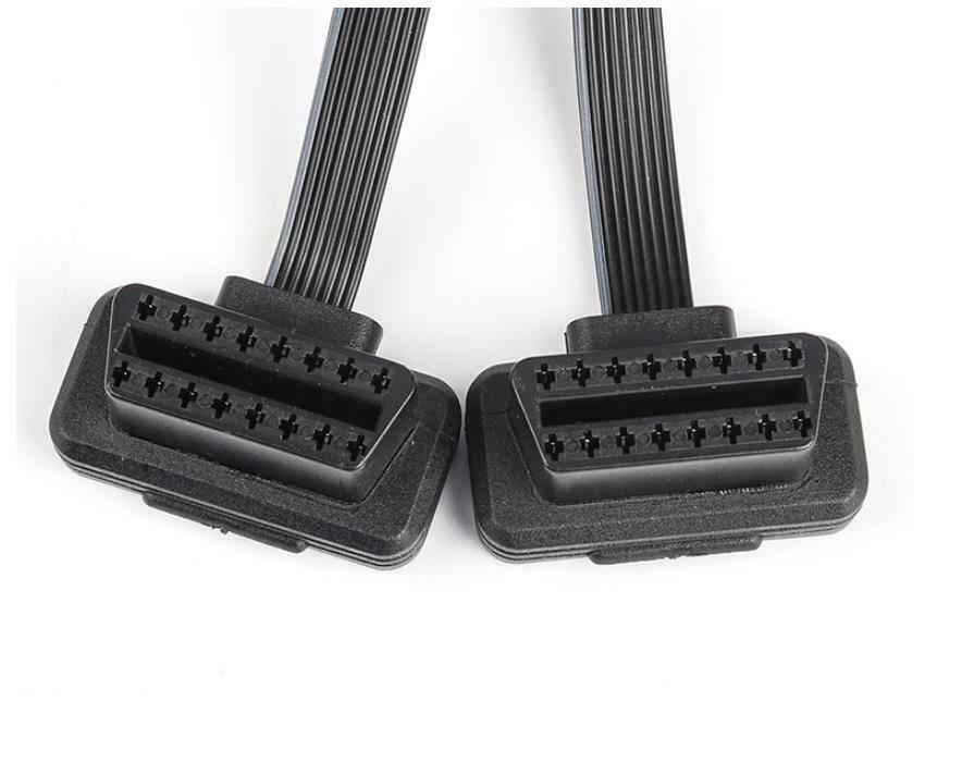 OBD2 16 Pin Male to Female Socket Plug ELM327 Diagnostic Extension Cable Lead