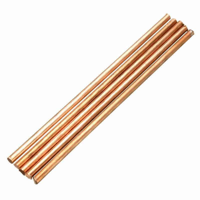 5X Solid Round Copper Rods Bar Cylinder 3mm Diameter Length 100mm Metalworking