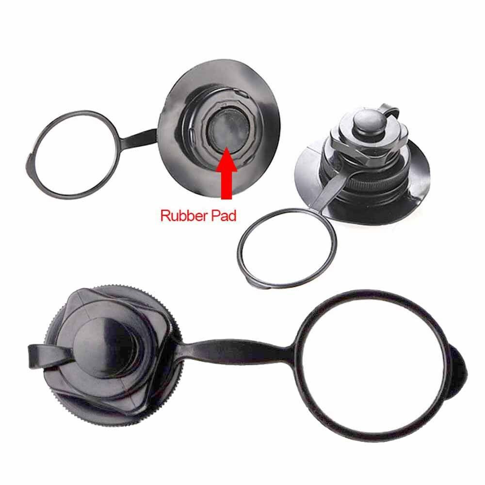 Black Air Gas Screw Valve Cap Replacement For Inflatable Boat Dinghy Kayak Canoe